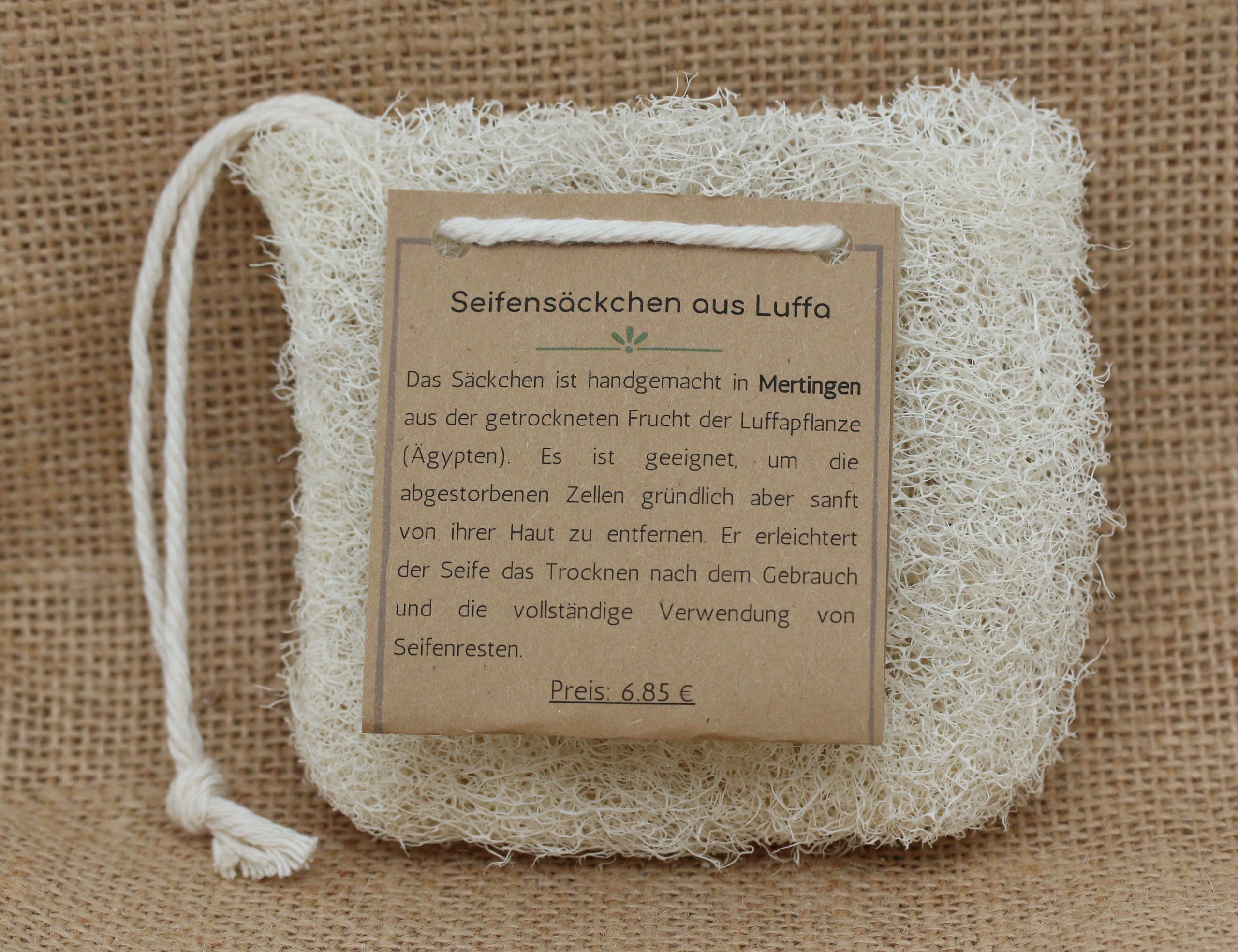 byOrganic Seifensäckchen aus Luffa